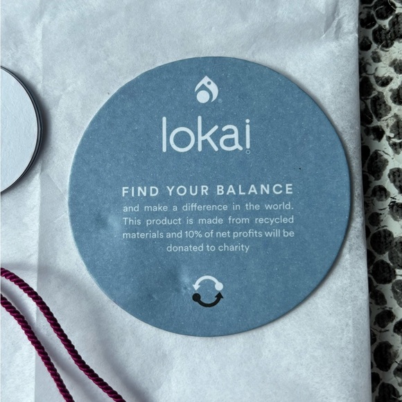 Lokai Glass Bead Necklace, Fuscia Pink Purple,brand new in bag - Picture 4 of 7